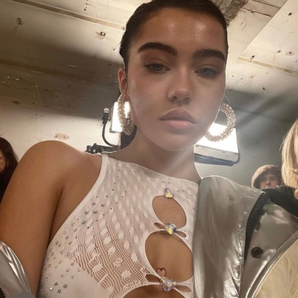 poster girl Janice jumpsuit White - Picture 3 of 9